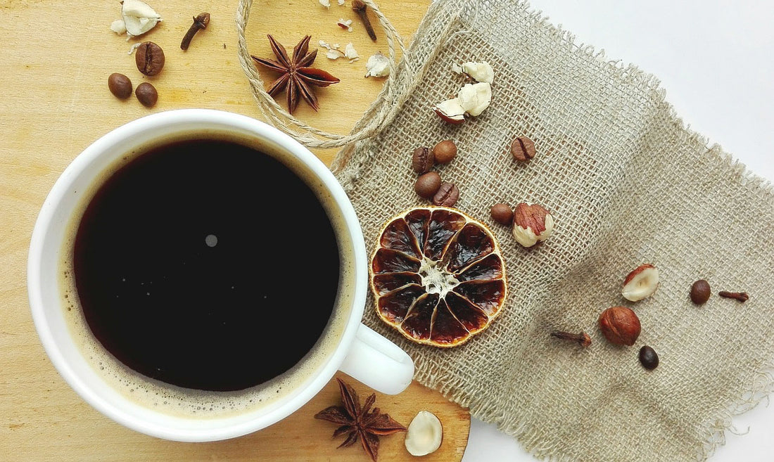Turkish coffee with cardamom spice