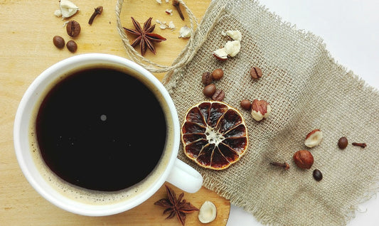 Turkish coffee with cardamom spice