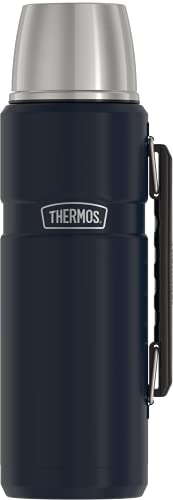 Thermos Stainless King Flask, Midnight Blue, 1.2 L