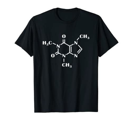 Caffeine Molecule - Organic Chemistry Scientist and Barista T-Shirt