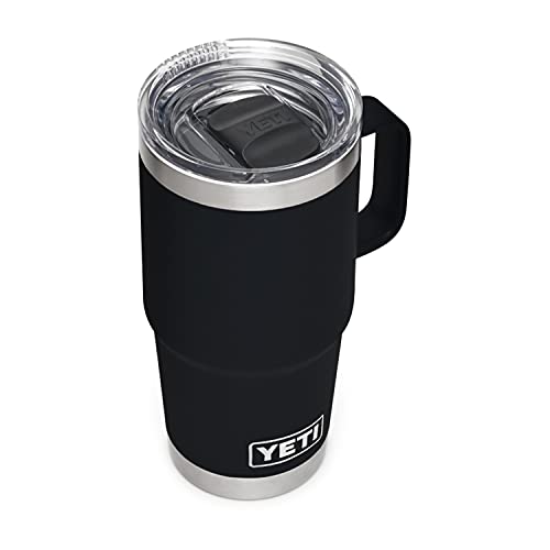 YETI Rambler 20 oz Travel Mug, Stainless Steel, Vacuum Insulated