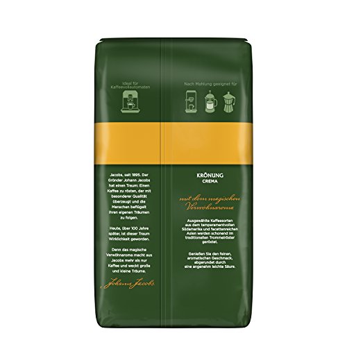 Jacobs Kronung Crema Whole Bean Coffee 1000 Gram / 35.2 Ounce (Pack of 1)
