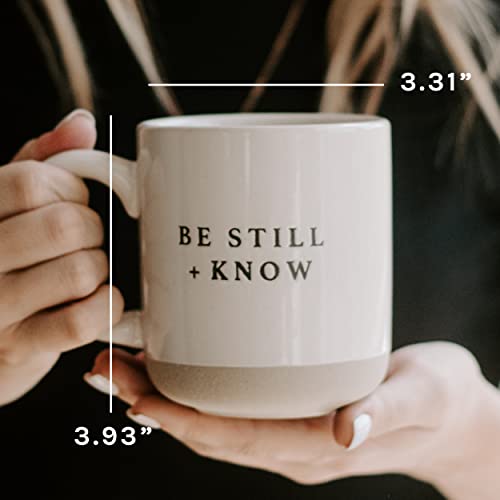 Sweet Water Decor Stoneware Coffee Mugs | Novelty Coffee Mugs | Microwave & Dishwasher Safe | 14oz Coffee Cup | Religious Gift (Blessed)