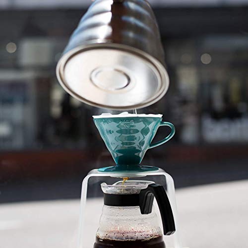 Hario V60 "Buono" Drip Kettle Stovetop Gooseneck Coffee Kettle 1.2L, Stainless Steel, Silver