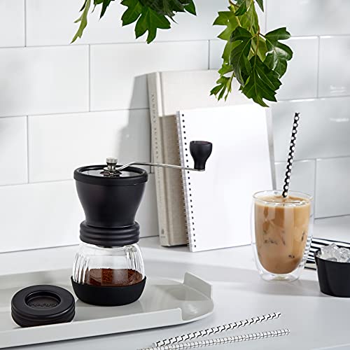 Hario Ceramic Coffee Mill - 'Skerton Plus' Manual Coffee Grinder 100g Coffee Capacity