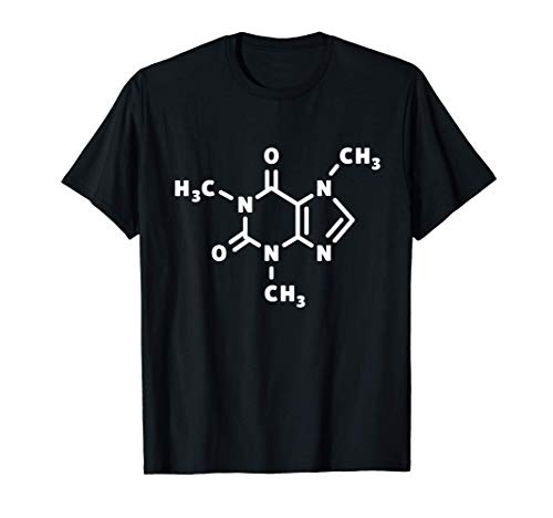 Caffeine Molecule - Organic Chemistry Scientist and Barista T-Shirt