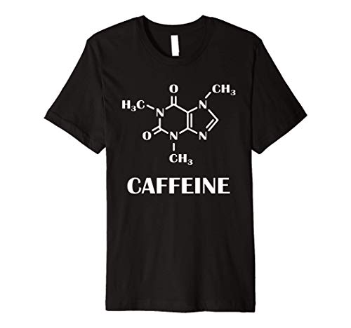 Caffeine Molecule - Organic Chemistry - Barista Coffee Premium T-Shirt
