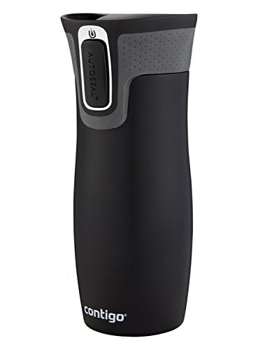 Contigo Autoseal West Loop Stainless Steel Coffee Travel Mug, Black, 16 oz