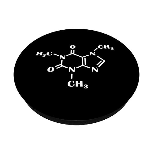Caffeine Molecule - Coffee Lover Barista - Chemistry PopSockets PopGrip: Swappable Grip for Phones & Tablets