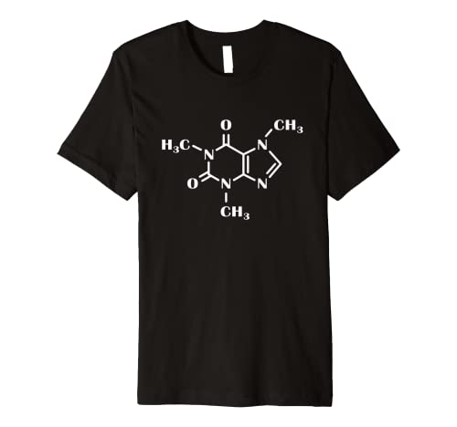 Caffeine Molecule for Barista, Chemistry Teacher, Scientist Premium T-Shirt