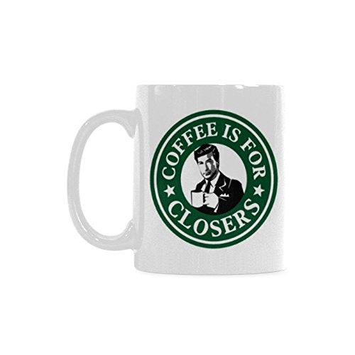 SCSF Coffee Mug Funny Boss Mug - Coffee is for Closers Tea Cup Ceramic Coffee Mug 11 Ounce