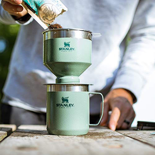 Stanley 10-09566-001 The Camp Pour Over Set Hammertone Green NA