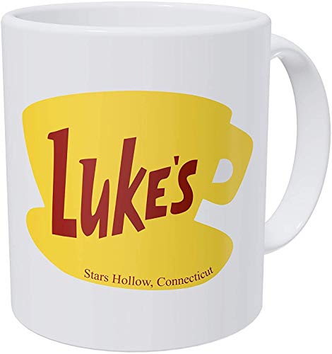 Thinker Art Funny coffee mug - 11OZ Ceramic - Luke's Diner. Best gift or souvenir.
