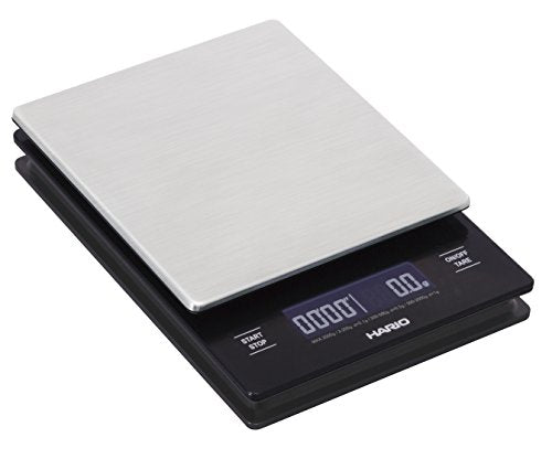 Hario V60 Drip Coffee Scale and Timer Pour Over Scale Stainless Steel