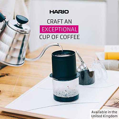 Hario V60 "Buono" Drip Kettle Stovetop Gooseneck Coffee Kettle 1.2L, Stainless Steel, Silver