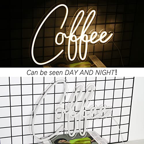 Ineonlife Coffee Neon Sign Restaurant Neon Light Sign Art Wall Sign for Beer Bar Club Bedroom Windows Glass Hotel Pub Cafe Wedding Birthday Party Gifts